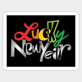 Lucky New Year Magnet